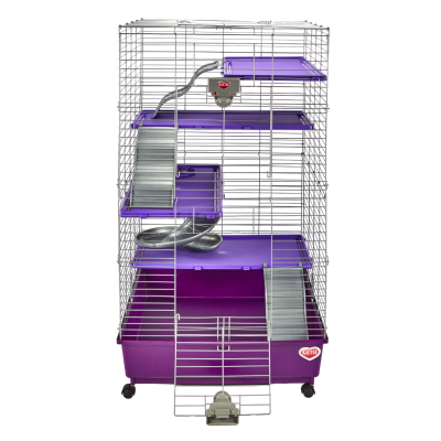 KAYTEE® DELUXE 24" x 24" MULTI LEVEL HOME WITH CASTERS