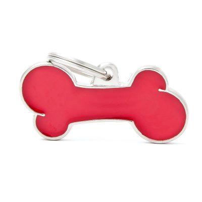 MYFAMILY® CLASSIC RED XL BONE ID TAG