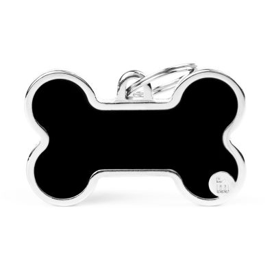 MYFAMILY® BASIC HANDMADE XL BLACK BONE ID TAG