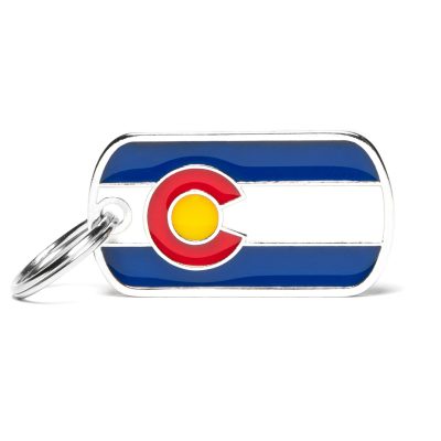 MYFAMILY® FLAGS COLORADO FLAG ID TAG