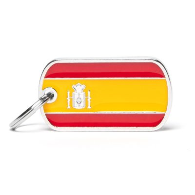MYFAMILY® FLAGS SPAIN FLAG ID TAG