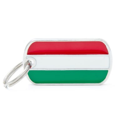 MYFAMILY® FLAGS HUNGARY FLAG ID TAG