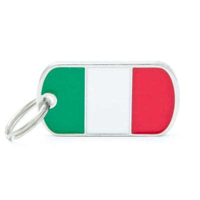 MYFAMILY® FLAGS ITALY FLAG ID TAG