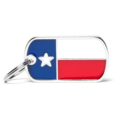 MYFAMILY® FLAGS TEXAS FLAG ID TAG