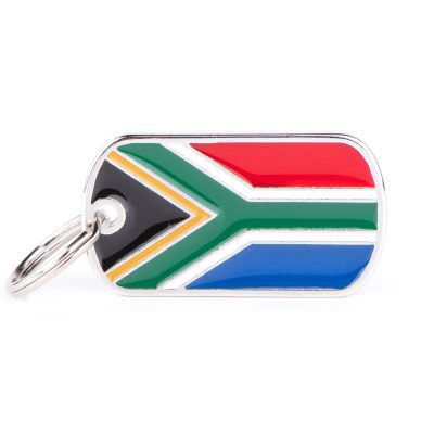 MYFAMILY® FLAGS SOUTH AFRICA FLAG ID TAG