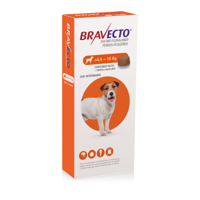 BRAVECTO® TABLETS FOR DOGS 4.5 - 10 kg.
