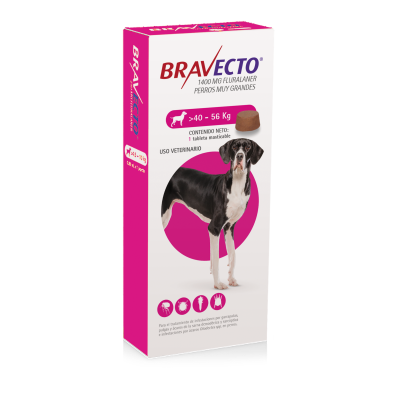 BRAVECTO® TABLETS FOR DOGS 40 - 56 kg.