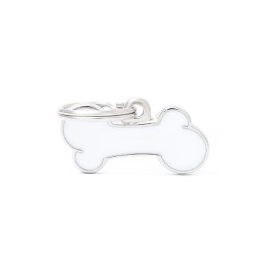 MYFAMILY® CLASSIC SMALL WHITE BONE ID TAG