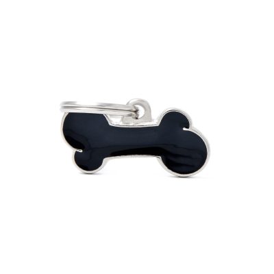 MYFAMILY® CLASSIC SMALL BLACK BONE ID TAG