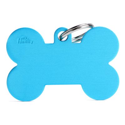 MYFAMILY® PLATE COLLECTION BASIC BONE XL LIGHT BLUE ALUMINUM