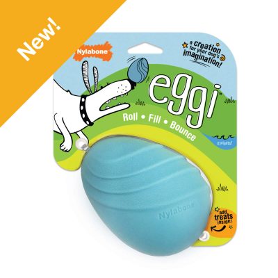NYLABONE® EGGI INTERACTIVE DOG TOY FOR DOG ENRICHMENT