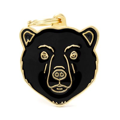 MYFAMILY® WILD BLACK BEAR DOG TAG