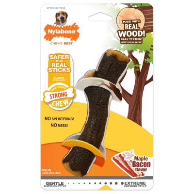 NYLABONE® REAL WOOD STICK STRONG DOG STICK CHEW TOY