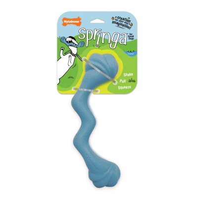 NYLABONE® CREATIVE PLAY SPRINGA DOG PULL TOY