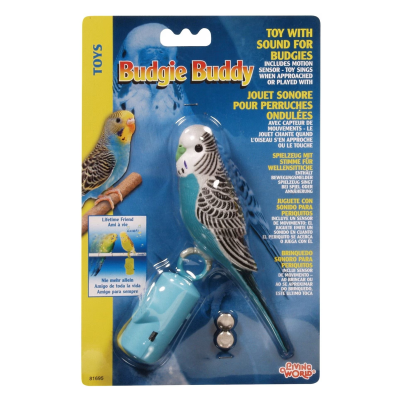 LIVING WORLD® BUDGIE BUDDY TOY WITH SOUND FOR BUDGIES