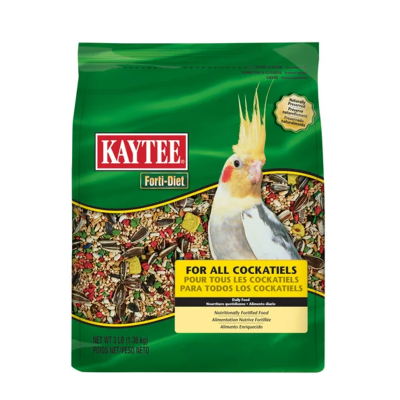 KAYTEE® FORTI-DIET® FOR ALL COCKATIELS DAILY FOOD 1.36 kg.