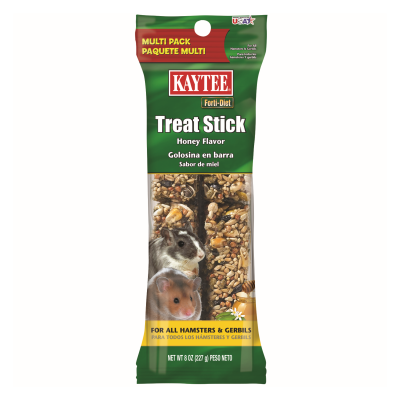 KAYTEE® FORTI-DIET® TREAT STICK HONEY FLAVOR HAMSTER & GERBILS 2 PACK 227 gr.