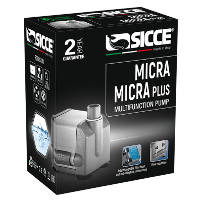SICCE® MICRA PLUS MULTIFUNCTION PUMP 600 l/h - 158 US gph