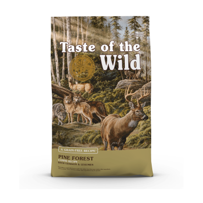 TASTE OF THE WILD® A GRAIN-FREE RECIPE, PINE FOREST, WITH VENINSON & LEGUMES