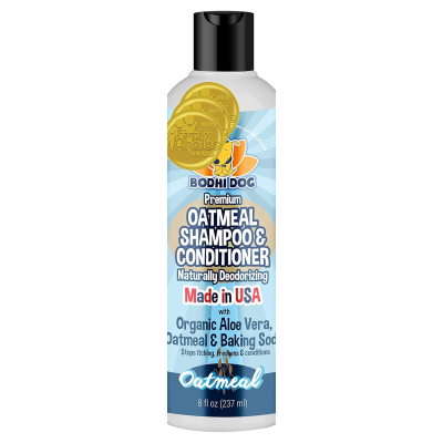 BODHI DOG® PREMIUM SHAMPOO & CONDITIONER, OATMEAL, 240 ml.