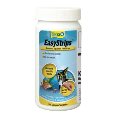 TETRA® EASYSTRIPS™ 100 AMMONIA AQUARIUM TEST STRIPS