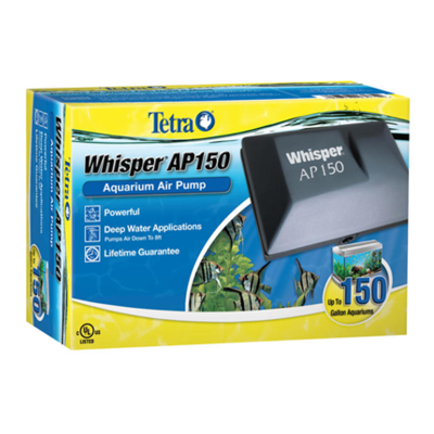 TETRA® WHISPER® AP150 AQUARIUM AIR PUMP FOR UP TO 150 GALLONS