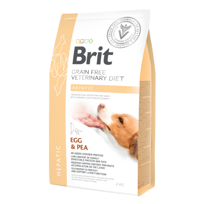 BRIT® GRAIN FREE - HEPATIC - EGG & PEA FLAVOR 2 kg.