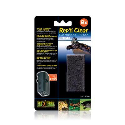 EXOTERRA® 2 REPLACEMENT FILTER FOAMS FOR REPTI CLEAR F150