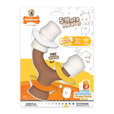NYLABONE® STRONG CHEW® MARSHMALLOW STICK DOG TOY LARGE