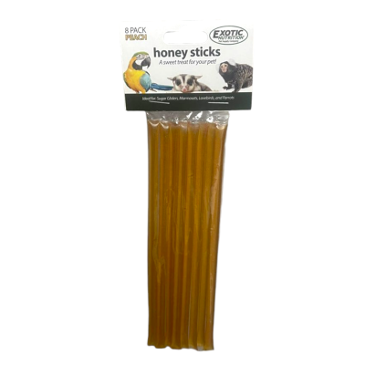 EXOTIC NUTRITION® HONEY STICKS PEACH 8 PACK