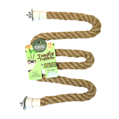 EXOTIC NUTRITION® JUNGLE EXPLORER NATURAL ROPE LARGE