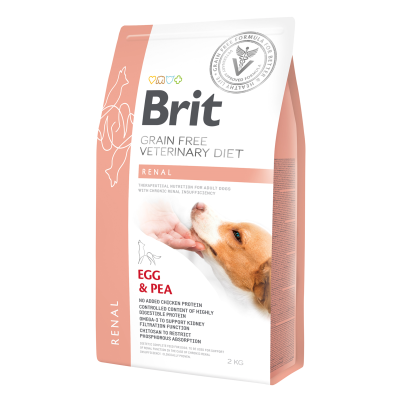 BRIT® GRAIN FREE - RENAL - EGG & PEA FLAVOR 2 kg.