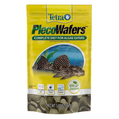 TETRA® PLECOWAFERS™ COMPLETE DIET FOR ALGAE EATERS 86 GR.