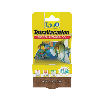 TETRA® TETRAVACATION™ TROPICAL FEEDING BLOCK - UP TO 14 DAYS PER BLOCK 30 gr.