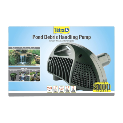 TETRA® POND DEBRIS HANDLING PUMP - 3149 GPH - FOR PONDS UP TO 3000 GALLONS