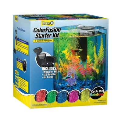 TETRA® COLORFUSION STARTER KIT HEXAGON 1 GALLON - 3.78 LITERS