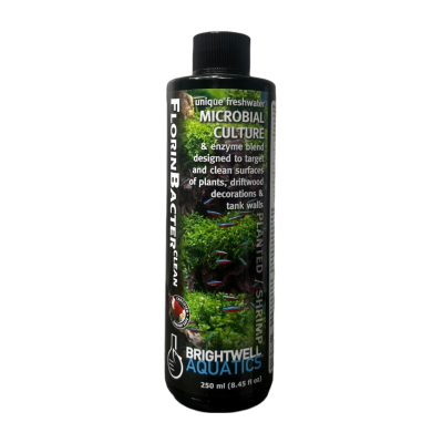 BRIGHTWELL AQUATICS® FLORINBACTER™ CLEAN PLANTED/SHRIMP 250 ml.