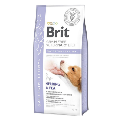 BRIT® GRAIN FREE – GASTROINTESTINAL – HERRING & PEA FLAVOR 12 kg.