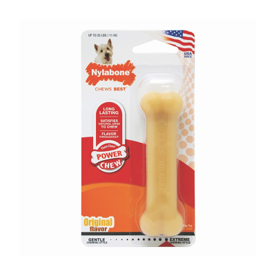 NYLABONE® ORIGINAL FLAVOR LONG LASTING POWER CHEW DOG TOY