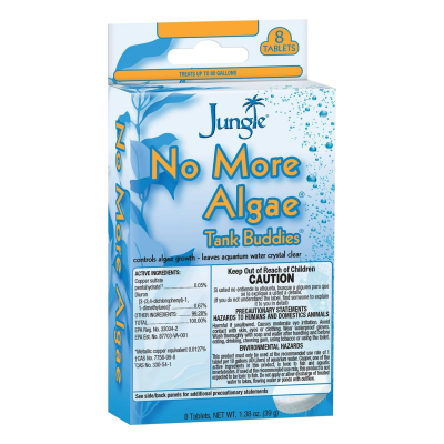 JUNGLE® NO MORE ALGAE® TANK BUDDIES® 8 TABLETS - 39 gr.