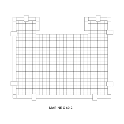 WATERBOX® AQUARIUMS – MESH AQUARIUM LID - MT MARINE X 60.2