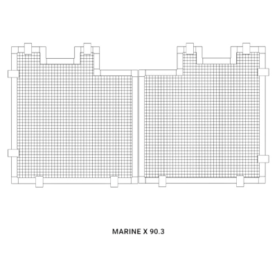 WATERBOX® AQUARIUMS – MESH AQUARIUM LID - MT MARINE X 90.3