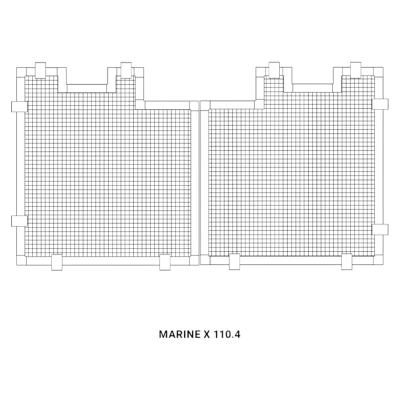 WATERBOX® AQUARIUMS – MESH AQUARIUM LID - MT MARINE X 110.4