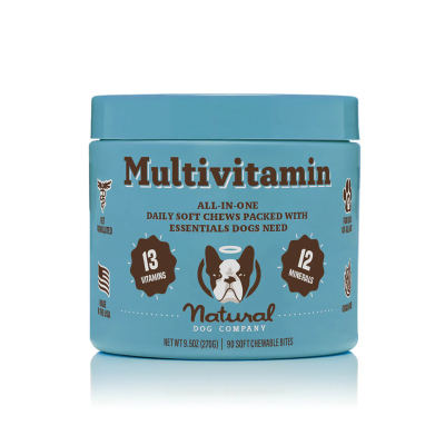 NATURAL DOG COMPANY® MULTIVITAMIN SUPPLEMENT - 270 gr - 90 SOFT CHEWABLE BITES