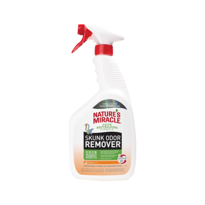 NATURE’S MIRACLE® ODOR NEUTRALIZING FORMULA - SKUNK ODOR REMOVER - CITRUS SCENT - 946 ml.