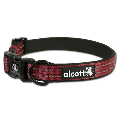 ALCOTT™ ADVENTURE COLLAR RED- LARGE - 45 TO 65 cm.