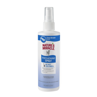 NATURE'S MIRACLE® FRESHENING SPRAY - NOT WET DOG SMELL - 236 ml.