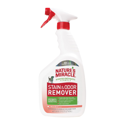 NATURE'S MIRACLE® SCENTED ENZYMATIC FORMULA - STAIN & ODOR REMOVER - MELON BURST SCENT - 946 ml.