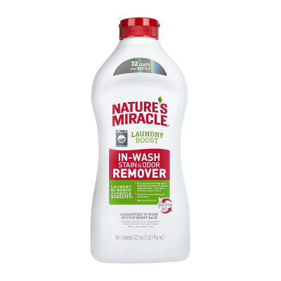 NATURE’S MIRACLE® LAUNDRY BOOST - IN-WASH STAIN & ODOR REMOVER - 946 ml.