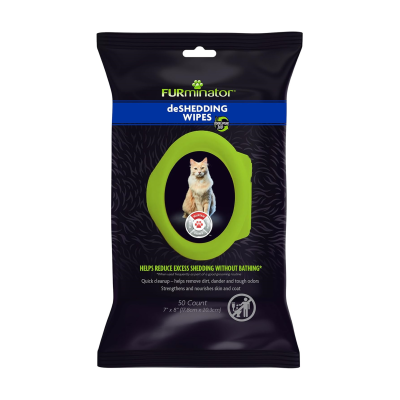 FURMINATOR® DESHEDDING WIPES - 50 COUNT - FOR CATS